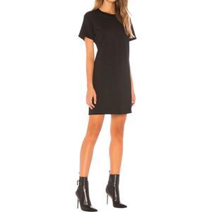 Rag & Bone Jolie T-Shirt Dress in Black Cotton Size XXS/TTP